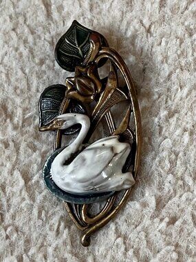 Swan Brooch